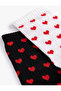 Heart Socks Set - Pack of 2 - 3
