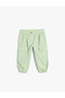 Parachute Trousers Elastic Waist Pocket Cotton