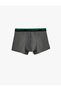 3 Boxer Set Printed Multicolored Cotton Elastic Band Detail - 8