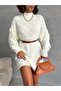 Patterned Low Sleeve Knitwear Tunic - 3