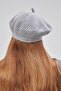Women's Winter Stylish French Painter Plain Knit Beret Hat - 5