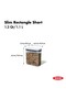 All Rectangular Storage Container with Lid 1.2 L White - 2