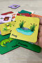 Turkish-English Matching Game, Cute Animals Intelligence Cards, Wooden Educational Puzzle Toy - 7