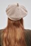 Women's Winter Stylish French Painter Plain Knit Beret Hat - 5