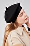 Women's Winter Stylish French Painter Plain Knit Beret Hat - 5