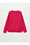 Lcw Crew Neck Self-Patterned Long Sleeve Girls' Knit Sweater - 2