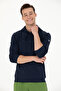Men's Navy Blue Sweatshirt 50276407 -Vr033 - 3