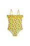 Neon Hearts Swimsuit - Yellow Neon - 2
