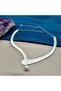 Women's Steel Pearl Choker Necklace - 5