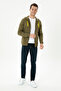 Men's Khaki Knitted Cardigan 50274032 -Vr027 - 4