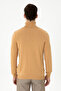 Men's Sand Melange Turtleneck Sweater 50277116-Vr123 - 5