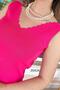 Zero Sleeve Ladder Collar Knitwear Blouse - 3S424 - 3