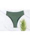 Special Fabric High Waist Bikini Bottom - 5