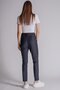 Women's Side Pocket Cotton Chino High Waist Slim Fit Trousers Navy Blue - 7