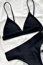 High Waist Black Bikini Set - 5