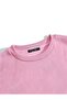 Unisex Oversize Düz Basic Sweatshirt – Pembe - 3