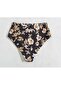 High Waist Printed Bikini Bottom - 5