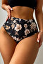 High Waist Printed Bikini Bottom - 2