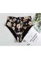 High Waist Printed Bikini Bottom - 6