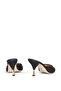 Women's Pointed Toe Short Heel Slipper Genuine Leather PL 984150 Saxmavi - 5