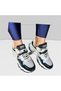 U.S. Polo Assn. Unisex Beige Black Blue Color Genuine Leather Thick Sole Sneaker Shoes Yota - 3
