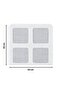 50Pcs Self Adhesive Disposable Gridded Bathroom Shower Drain Hair Hair Catcher Wire Strainer - 2