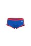 Men's Arena Icons Swim Low Waist Short Solid Blue River Bright Coral - 3