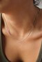 Steel Box Square Chain Necklace Thin Box Cuban Chain 1mm Elegant Minimal - 5