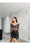 Women's Leopard Print Gathered Front Madonna Collar Flywheel Sleeve Crop Blouse - 7