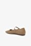 Oriana Biscuit Genuine Leather Women's Ballerinas - 3