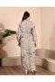 Women's Large Size Hijab Clothing Summer Long Dress Mink - 7