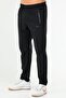 Black Regular Straight Leg Large Size Men's Tracksuit Bottom Xd0404 - 2