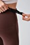 Ribbed Spanish Style High Waist Stretchy Supportive Maternity Leggings F09 - 4