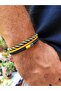 Yellow Navy Blue Bracelet Lantern Fan - 3