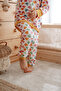0.5 Tog - 100% Organic Cotton Pajama Set - Colorful Heart Pattern - 6