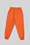 Levi Orange Cotton Girls' Sweatpants - 3