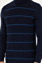 Men's Navy Blue Turtleneck Sweater 50272125-Vr033 - 6