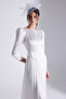 Riva White Asymmetric Detailed Chiffon Skirt Dress - 7