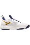 Wave Momentum 3 Unisex Volleyball Shoes White/Navy Blue - 3