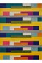 North Collection Multicolored Shapes Woven Base Modern Decorative Carpet North33 - 5