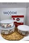Taçmin Vintage 3-Piece Enamel Zinc Storage Container - 2