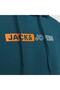12233599 Jjecorp Logo Sweat Hood Play Noos Petrol - 3