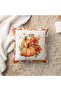 Autumn Themed 43X43 Velvet Cushion Cover - 2