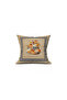 Autumn Themed 43X43 Velvet Cushion Cover