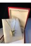 Balloon F Letter Necklace Stainless Steel Yellow Color • in Lighted Box • Pendant for Lover • Spouse • Mother - 2