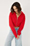Zippered Hooded Sweatshirt - 3