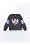 Lcw Kids Anthracite Minnie Mouse Printed Girls' Thick Tracksuit Set - 2