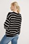 Striped Sweater Black - 5