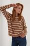 Striped Sweater Camel - 4