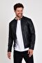 سترة جلدية سوداء للرجال للموسم الجديد - 4